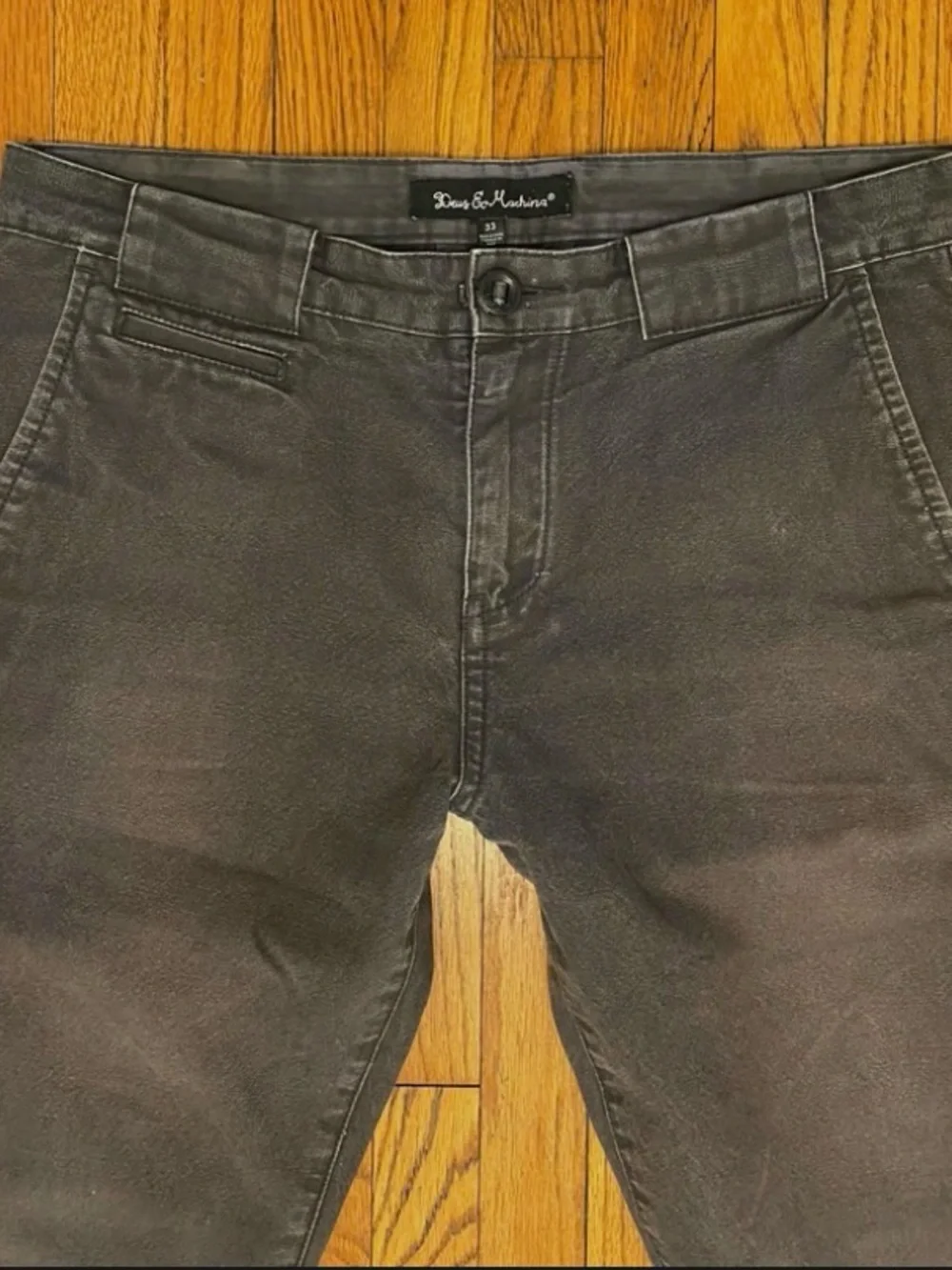 Deus Ex Machina Customs Canvas Workwear Pants 33x31 Sturdy Cotton Retail $125